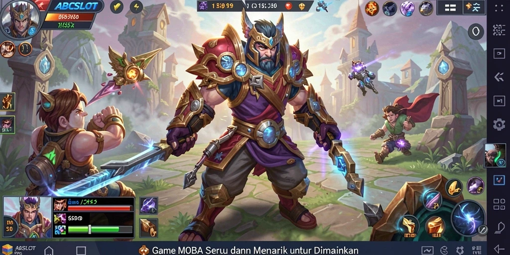 Tampilan gameplay seru dan dinamis dari ABCSLOT.