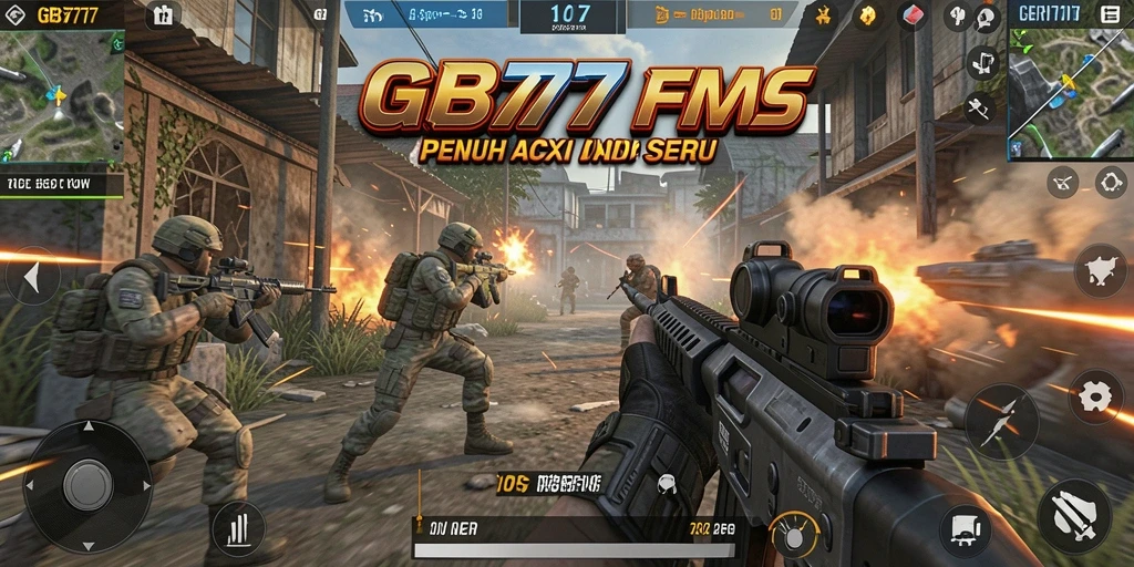 Gameplay seru GB777 dengan grafis menakjubkan dalam pertempuran FPS.
