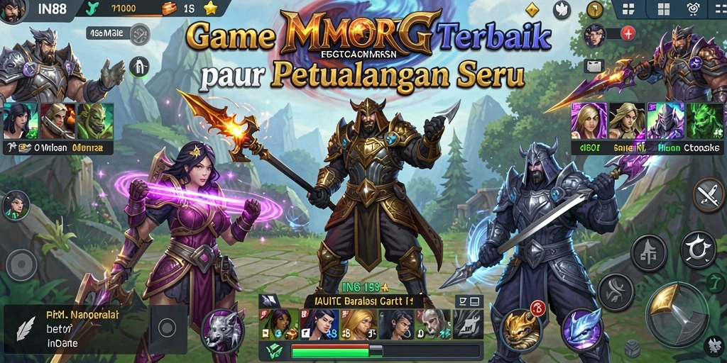 Tampilan gameplay IN88 yang menakjubkan dalam dunia MMORPG.