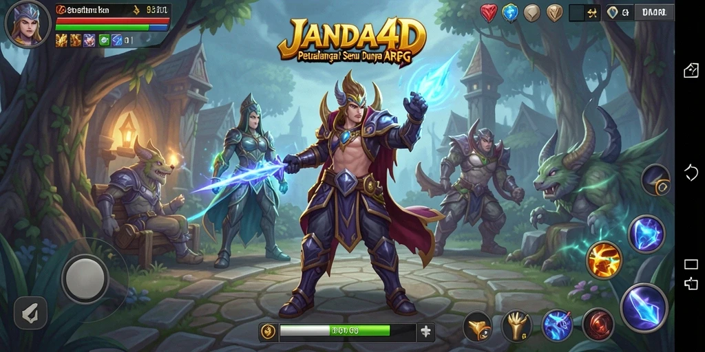 Tampilan seru dari gameplay ARPG di JANDA4D yang penuh aksi.