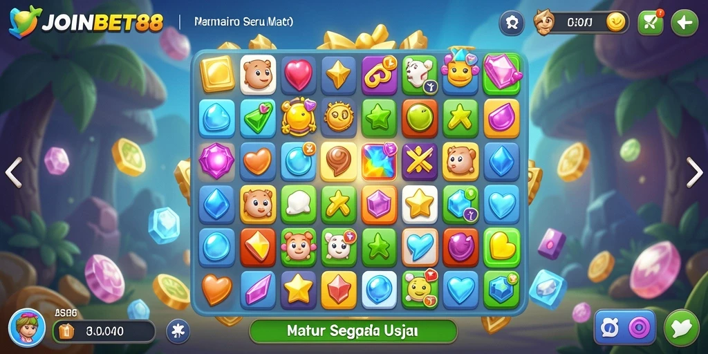 Tampilan gameplay seru di JOINBET88 dengan efek visual menarik.