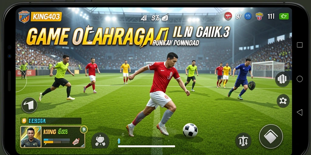 Screenshot gameplay KING403 menampilkan aksi olahraga yang mendebarkan dan kompetisi seru.