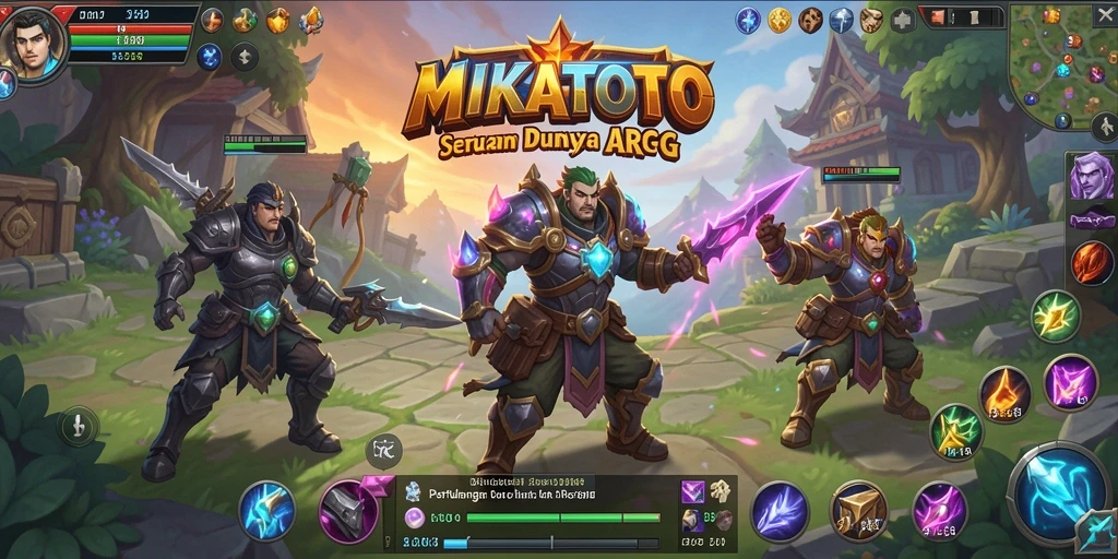 Gameplay mendalam dan pertarungan seru di MIKATOTO.