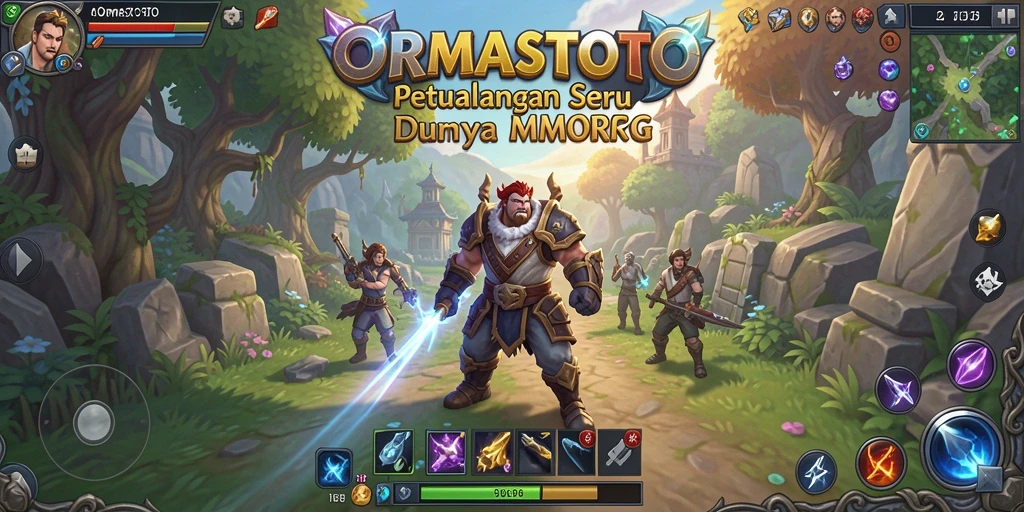 Gameplay ORMASTOTO yang mendebarkan dalam dunia MMORPG.