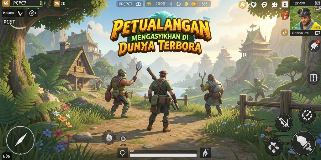 Tampilan menakjubkan dari gameplay Open World PCPC7.