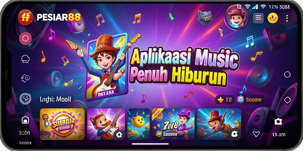 Tampilan antarmuka PESIAR88 yang menarik dan modern.