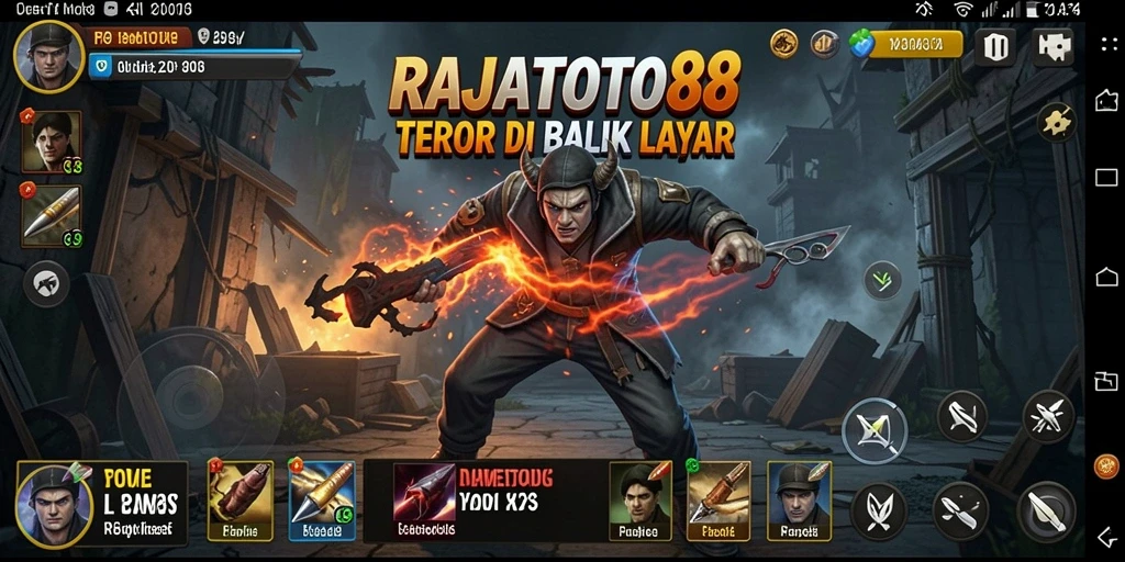 Screenshot utama RAJATOTO88 menampilkan suasana gameplay yang mencekam.