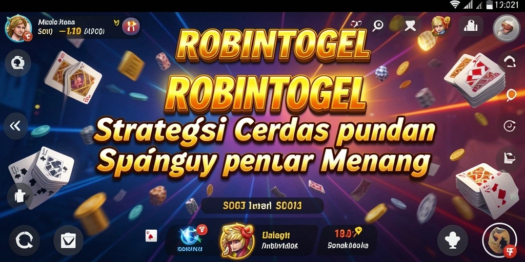 Tampilan gameplay strategi yang menantang dalam ROBINTOGEL.