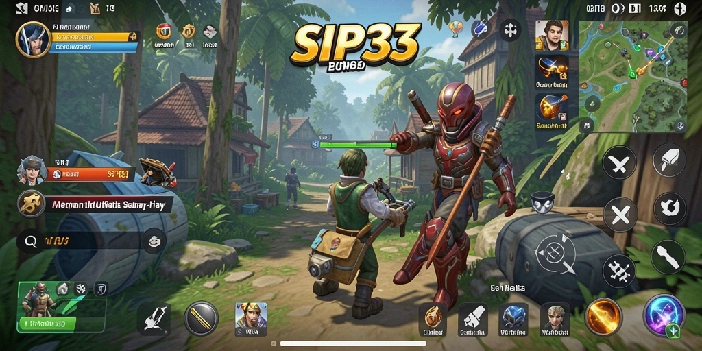 Screenshot SIP33 menampilkan antarmuka sederhana dan fungsionalitas utilitas.