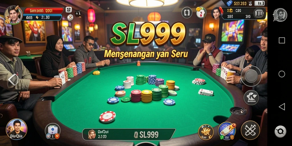 Tampilan gameplay seru dari game QiuQiu SL999.