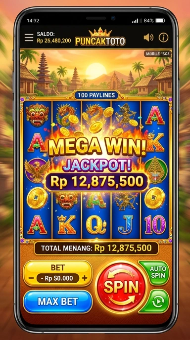 Tampilan utama aplikasi puncaktoto dengan berbagai pilihan aplikasi.
